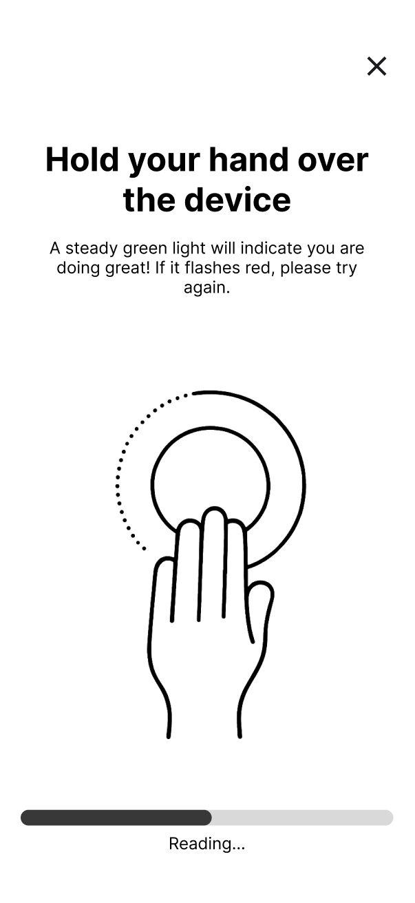 First hand — reading
